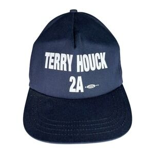 Vintage Y2K Unionwear Mens Adjustable Hat Union Made In USA Workwear Cap Navy